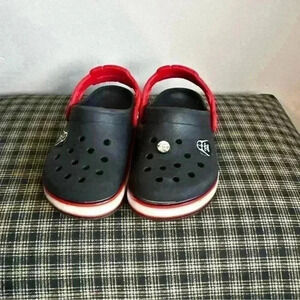 Kids Star Wars Crocs Clog Shoes‎ Black Red Size 9